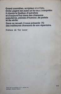 Les Chansons d'Ovila Légaré
