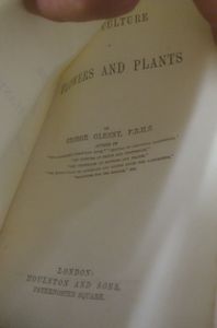 The Culture of Flowers and Plants