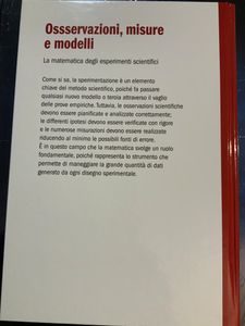 Osservazioni, misure e modelli. La matematica degli esperimenti scientifici