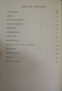 Poems of Sentiment and Progress