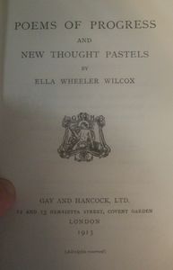 Poems of Sentiment and Progress