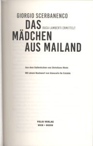 Das Mädchen aus Mailand