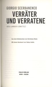 Verräter und Verratene
