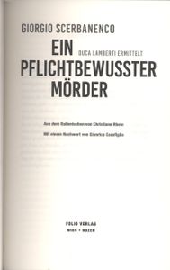Ein pflichtbewusster Mörder