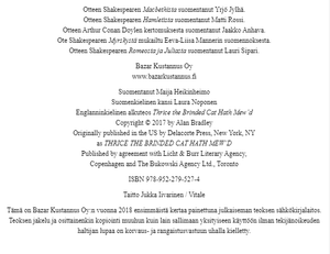Kolmasti naukui kirjava kissa