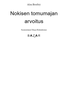 Nokisen tomumajan arvoitus