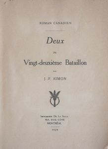 Deux du 22e Bataillon