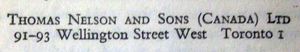 Thomas Nelson & Sons (Canada) Limited