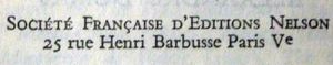 Société Française d'éditions Nelson