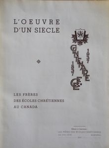 L'Oeuvre d'un Siècle 1837 - 1937