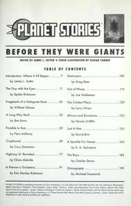 Before They Were Giants: First Works from Science Fiction Greats