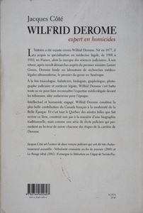 Wilfrid Derome Expert en Homicides