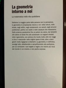 La geometria intorno a noi. La matematica nella vita quotidiana