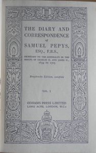 The Diary and Correspondence of Samuel Pepys Vol. I