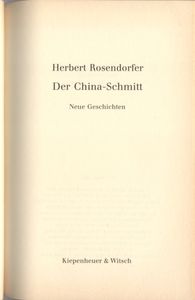 Der China-Schmitt