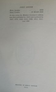 The Poems of John Donne