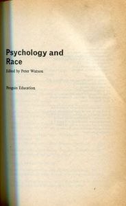 Psychology and Race