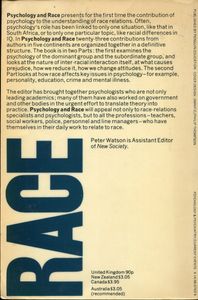 Psychology and Race