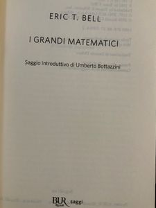 I grandi matematici