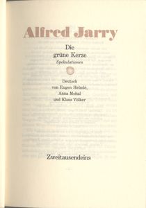 Die grüne Kerze