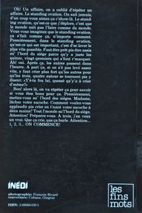 Six Ans d'Monologues: 1974 - 1980