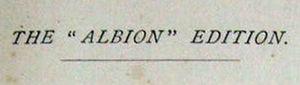 The "Albion" Edition