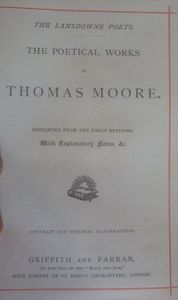 The Poetical Works of Thomas Moore