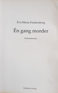 En gang morder