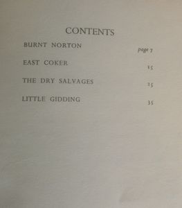 Four Quartets