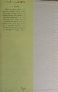 Four Quartets
