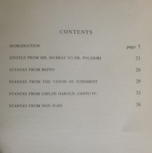 Byron: Selected Poems