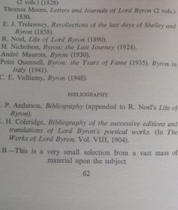 Byron: Selected Poems