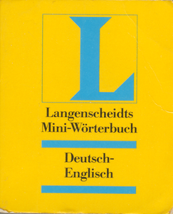 Langenscheidts Mini-Wörterbuch Deutsch-Englisch