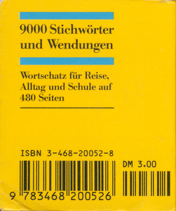 Langenscheidts Mini-Wörterbuch Deutsch-Englisch