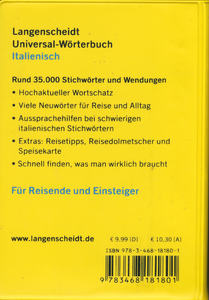 Langenscheidt Universal-Wörterbuch Italienisch