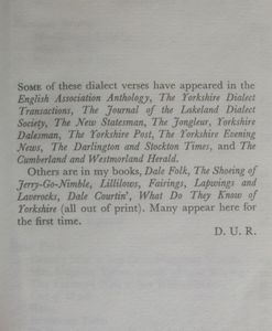 Under T' Hawthorn: Yorkshire Dialect Lyrics
