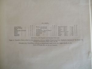Saint Paul; An Oratorio in Vocal Score