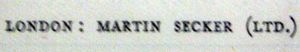 Martin Secker (Ltd.)