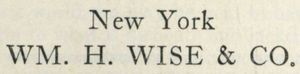Wm. H. Wise & Co.