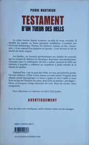 Testament d'un Tueur des Hells