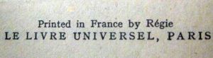 Régie Le Livre Universel