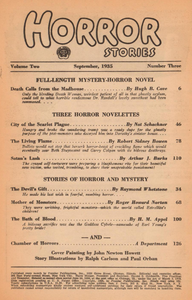 Horror Stories, September 1935