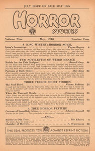 Horror Stories, May 1940