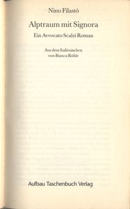 Alptraum mit Signora