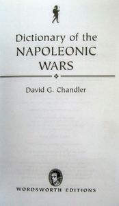 Dictionary of the Napoleonic Wars