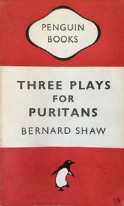 Three Plays for Puritans