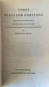 Three Plays for Puritans