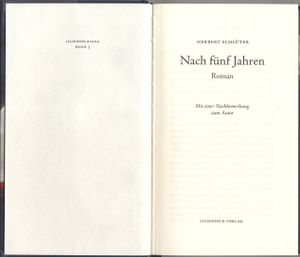 Nach fünf Jahren