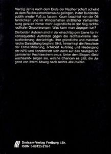 Einst kommt der Tag der Rache - Die rechtsextreme Herausforderung 1945 bis heute