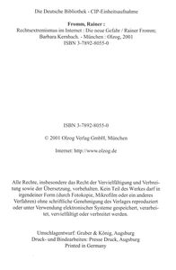 Rechtsextremismus im Internet - Die neue Gefahr